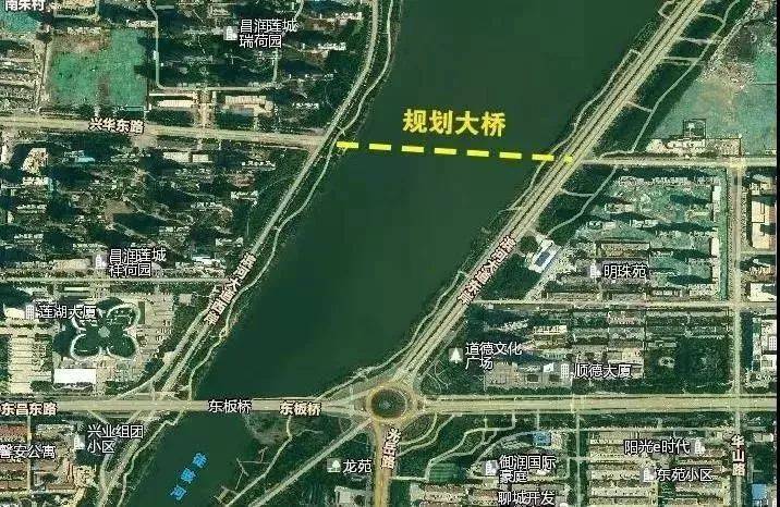 總投資約2.43億元！聊城興華路徒駭河橋進入初步設計階段